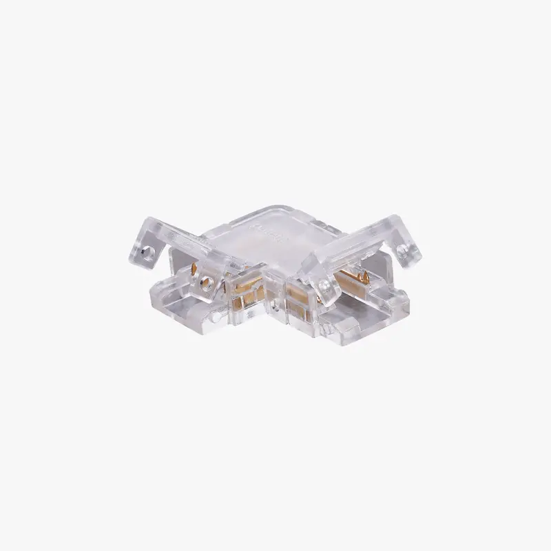 10-Pack Of 8Mm L-Shaped 2-Pin Connectors For Led Strip Lighting 1