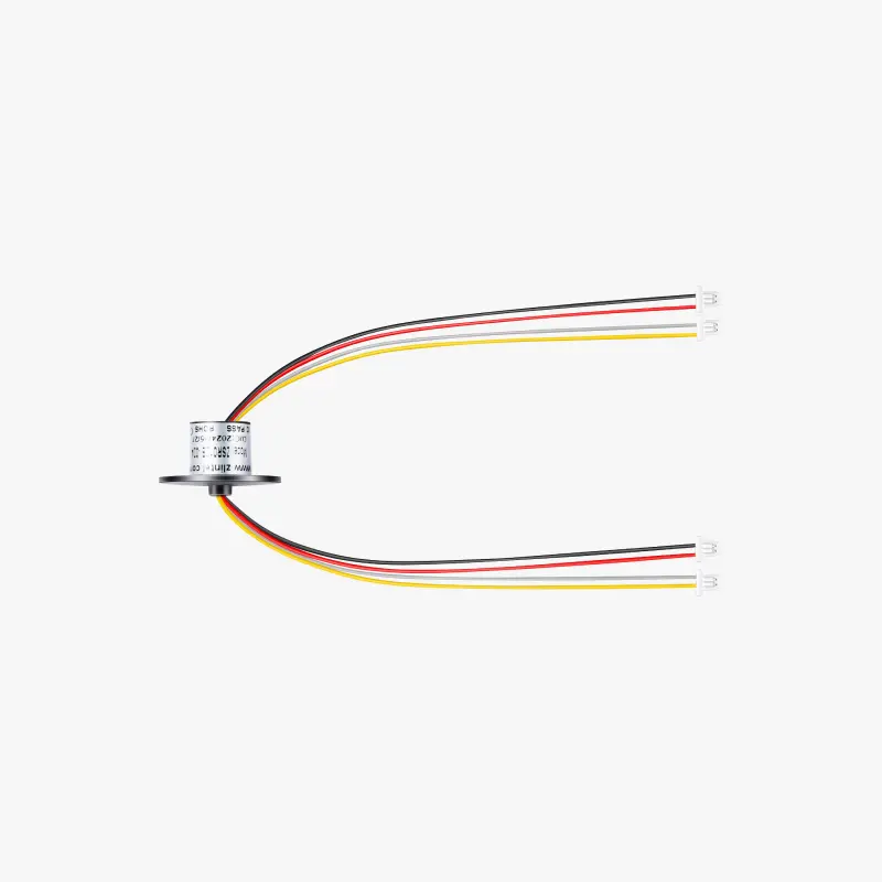 12.5Mm 2-Circuit Slip Ring With Sh1.0 Connector For Rotating Electrical Interfaces 1