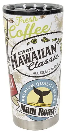 20Oz Vintage Coffee Design Travel Tumbler 1