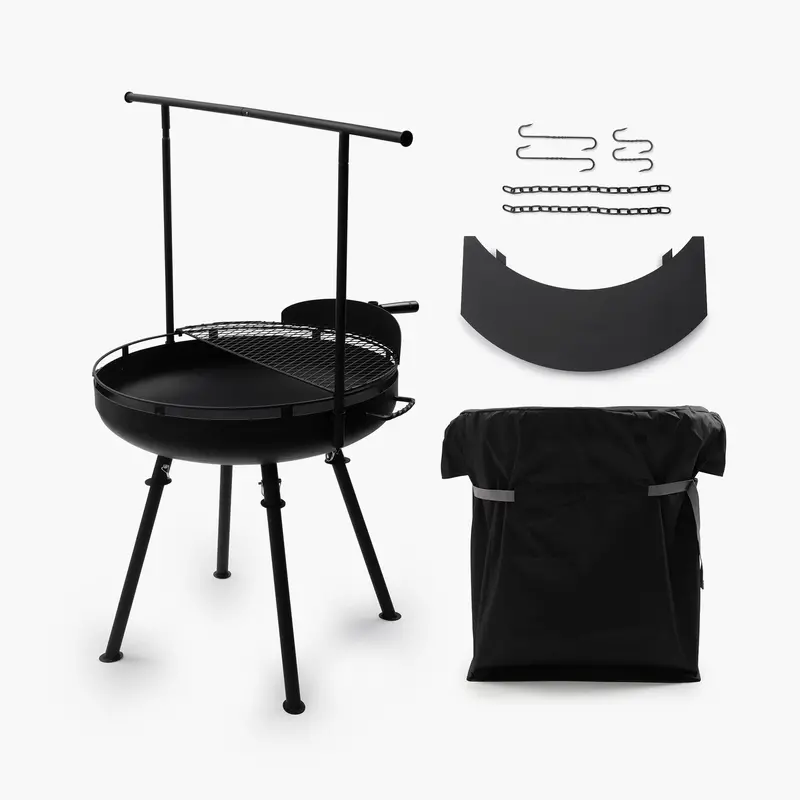 30-Inch Cowboy Fire Pit Grill Premier Bundle 1