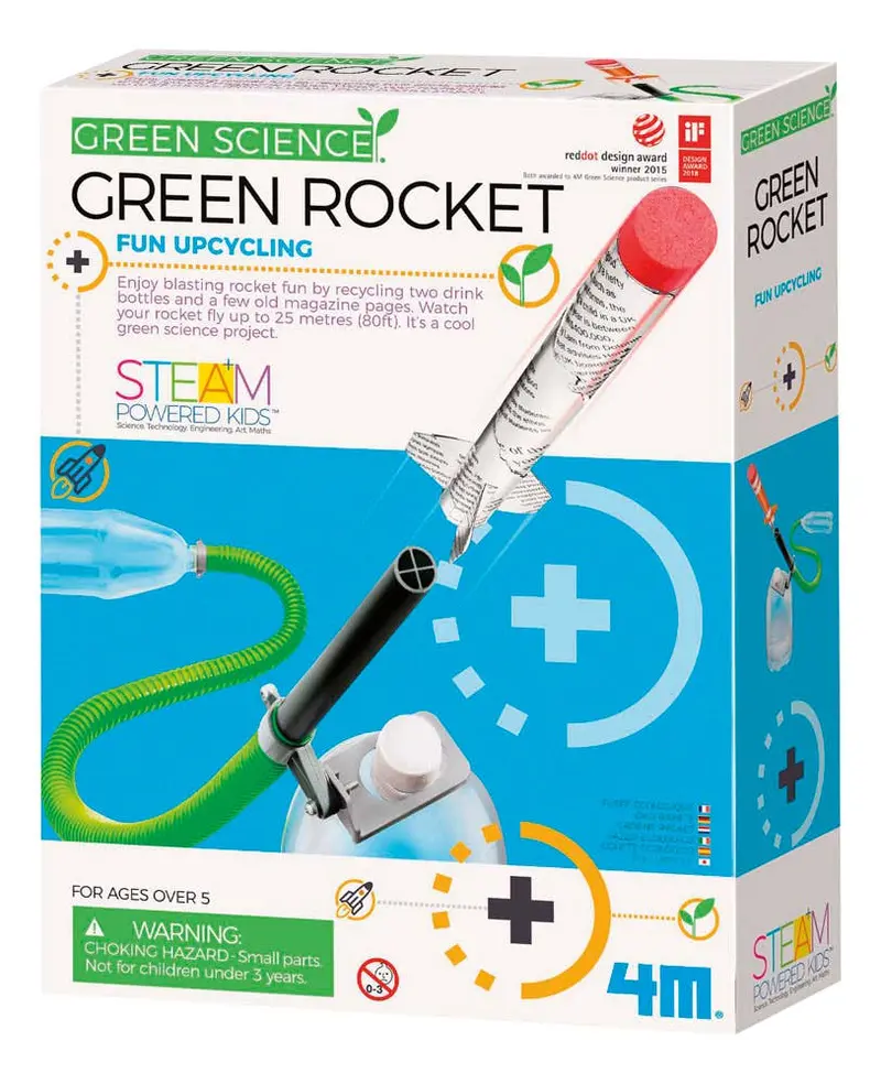 4M Green Science Rocket Kit — Eco-Friendly Stem Launch Experiment 1