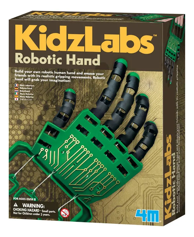 4M Robotic Hand Diy Kit – 9-Inch Stem Building Set For Kids 1