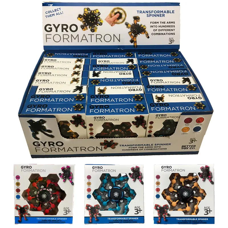 Adjustable Gyro Fidget Spinner – Rotating Arm Display Toy 1