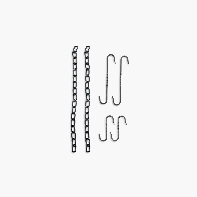 Adjustable S-Hook And Chain Set For Cowboy Grill 1