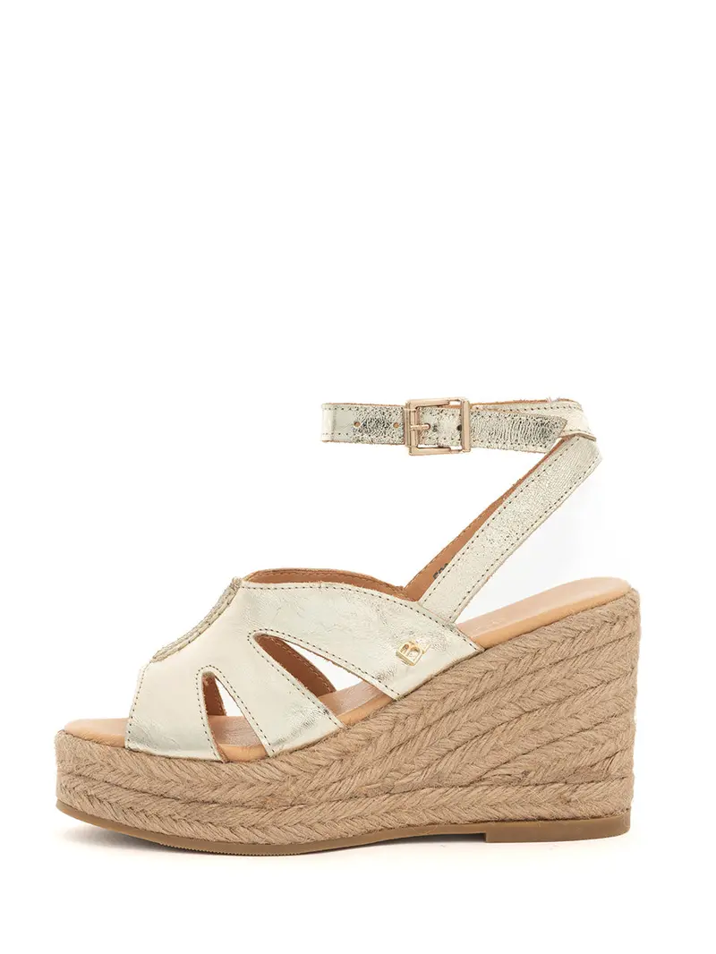 Alix Gold Slip-On Espadrilles 1