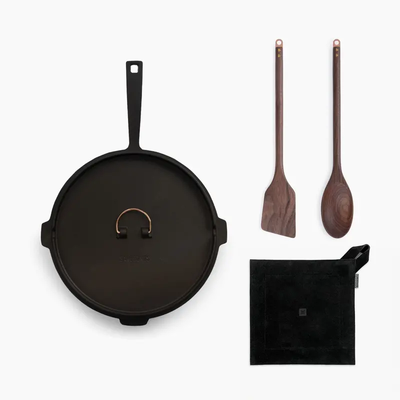 All-In-One Cast Iron Skillet Starter Bundle 1