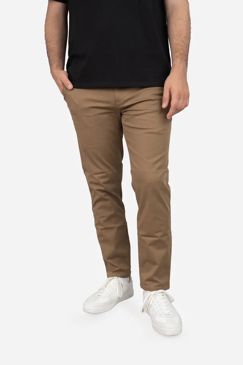 Almond Extra-Stretch Chinos 1