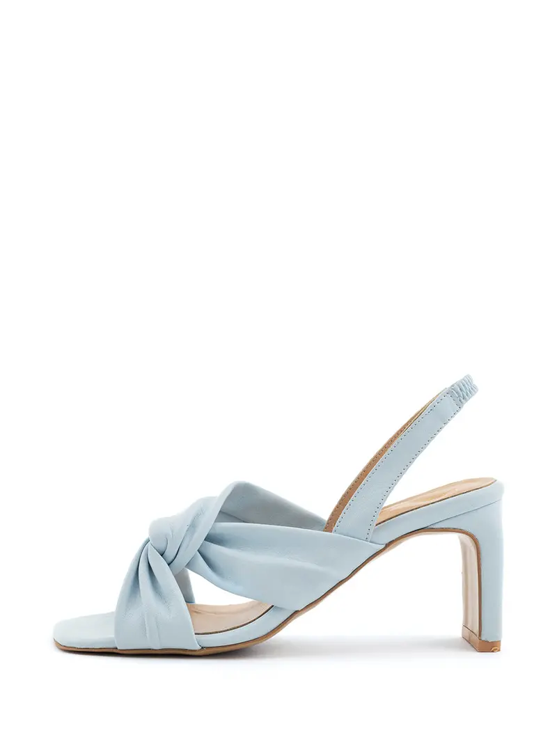 Anne Baby Blue Sandal Flats 1