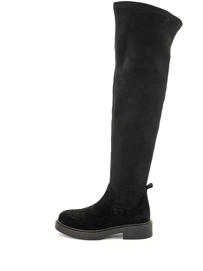 Aster Black Knee-High Boots 1