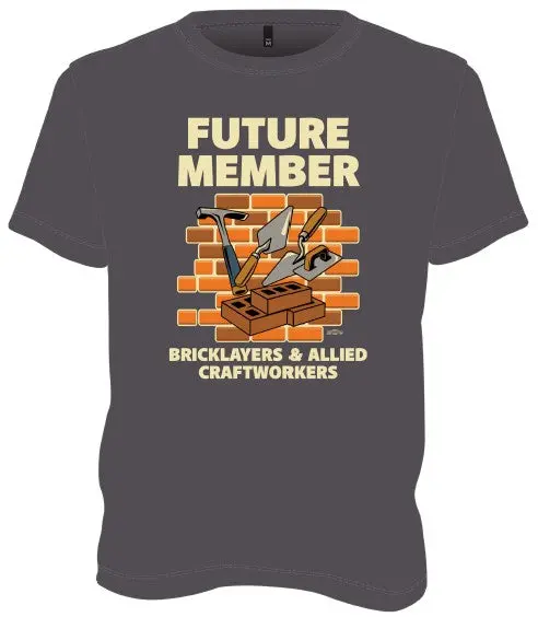 Bac Future Member Youth T-Shirt – Asphalt Gray (Ayt1) 1