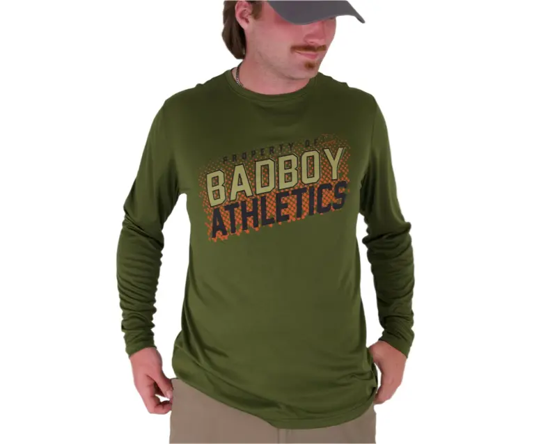 Bad Boy Athletics Long-Sleeve T-Shirt – Athletic-Fit Cotton Tee With Bold Branding 1