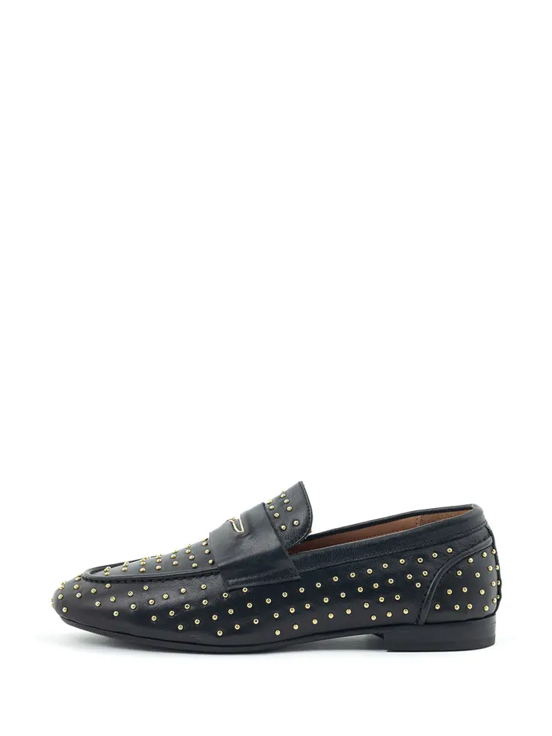 Beau Black Loafer Shoes For Women 1