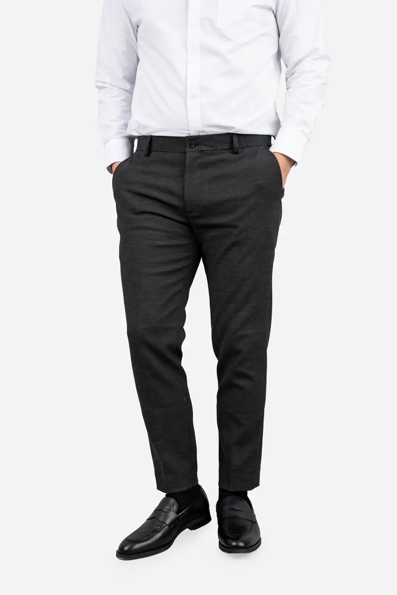 Black Flexpro Suit Pants – Wrinkle-Resistant Professional Slacks 1
