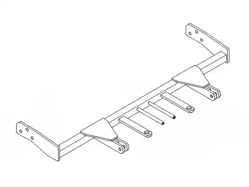 Blue Ox Bx2316 Tow Bar Base Plate Incl. Standard Attachment Tabs Install Rating 3. 1
