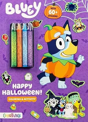 Bluey: Happy Halloween! Coloring & Activity Book 1