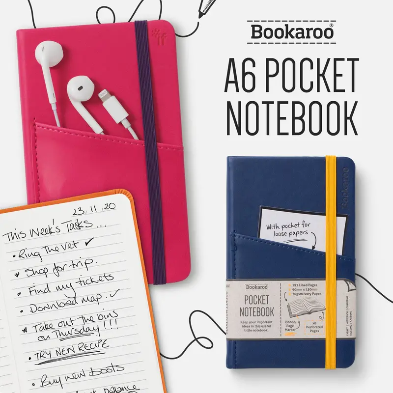 Bookaroo Compact A6 Pocket Notebook 1