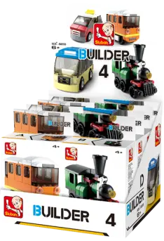 Builder City Vehicle Building Set – 428-Piece Construction Brick Playset 1