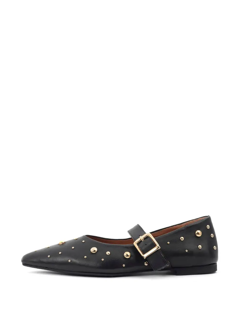 Celina Elegant Black Ballet Flats 1