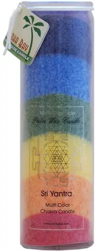 Chakra Rainbow Candle – Color-Coded Energy Alignment Candle 1