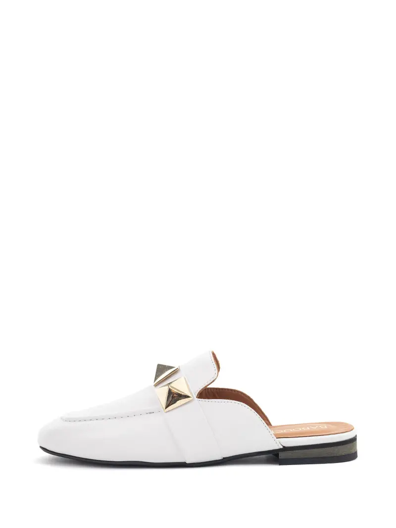 Chloé White Mule Shoes For Women 1