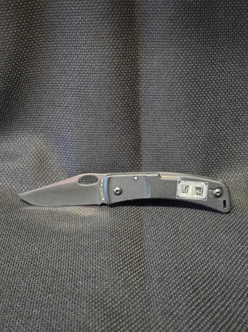 Ck1 – Union-Made Cutco Pocket Knife (2.75") With Engraved Iubac Tablet Logo On Handle And Blade 1