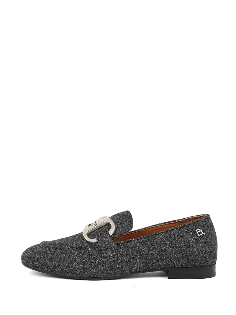 Clau Glitter Loafer In Antique Bronze 1