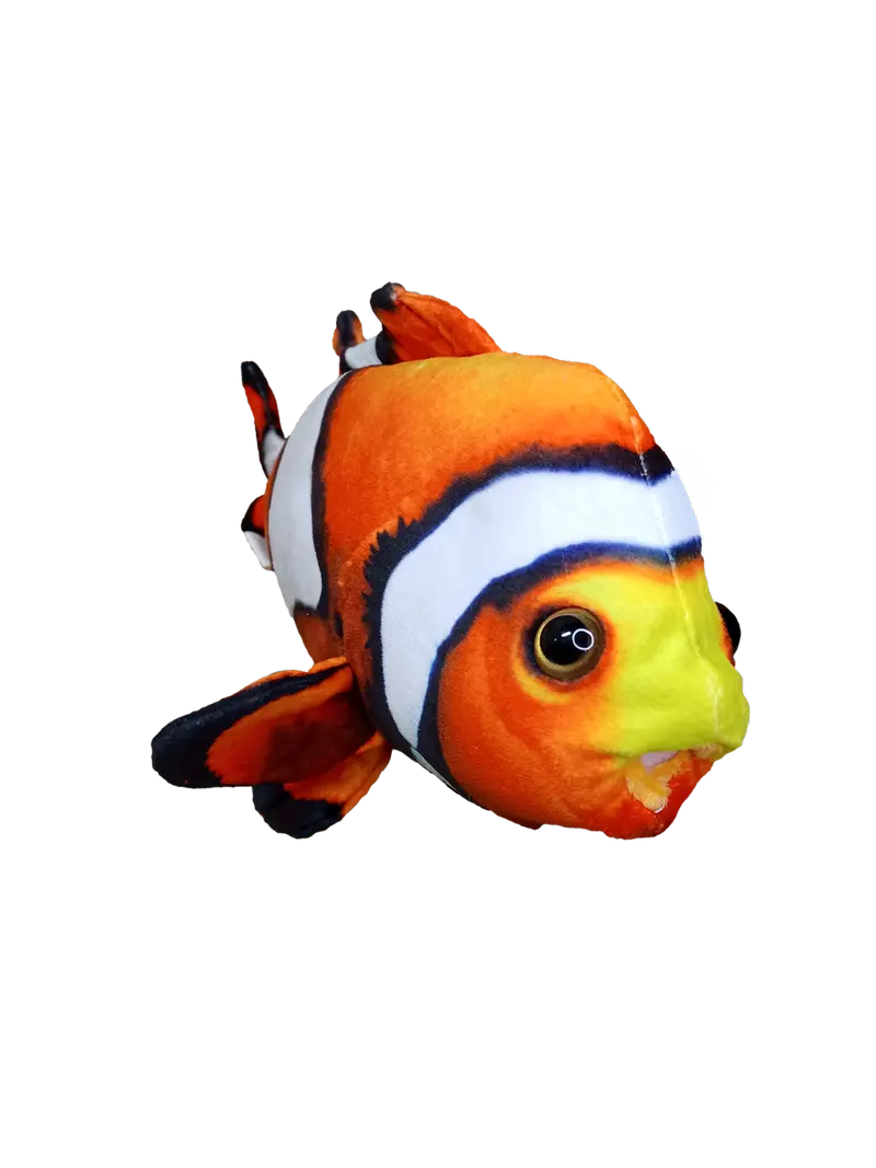 Clownfish Plush – 12-Inch Vibrant Aquatic-Themed Stuffed Animal 1
