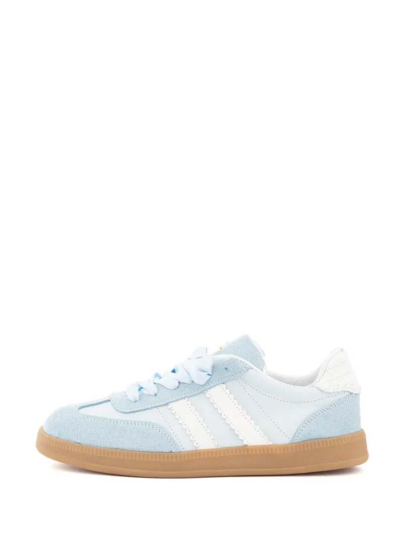 Coco Baby Blue And White Sporty Sneakers 1