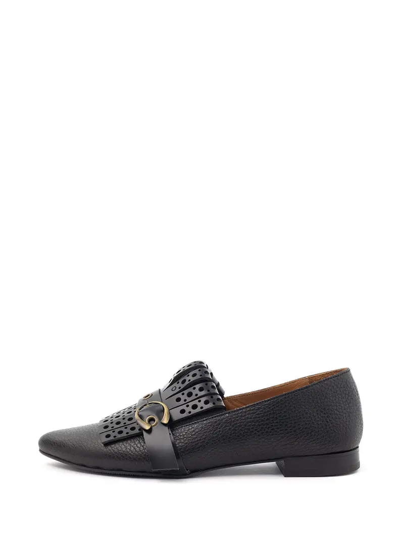 Coco Black Loafer Shoes 1