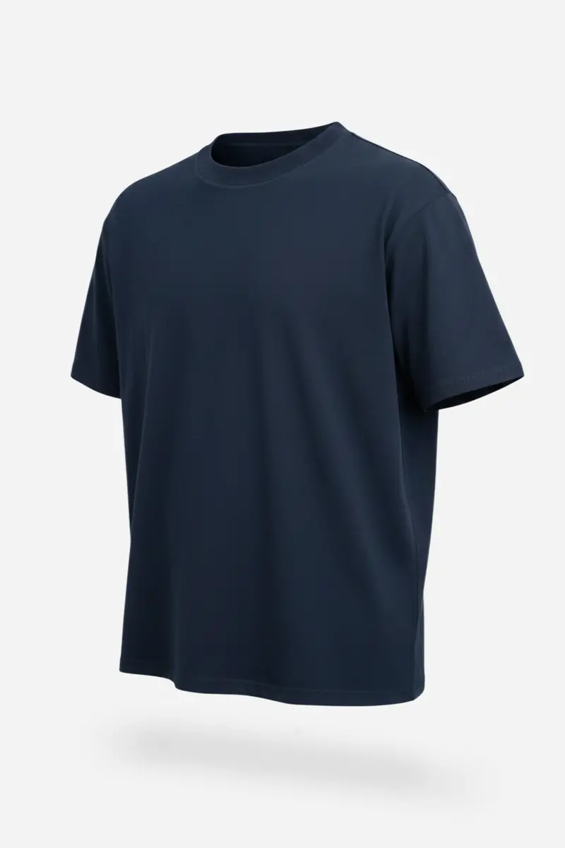 Core Loose-Fit T-Shirt In Navy Blue 1