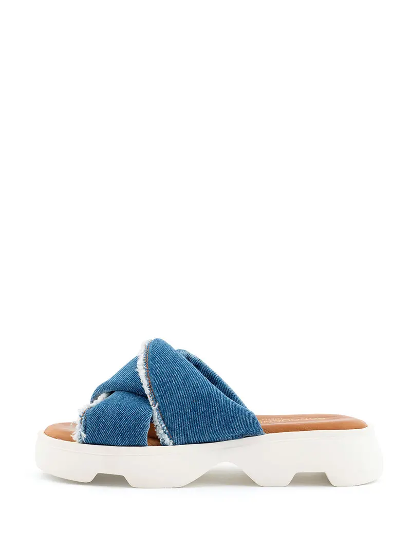 Dark Denim Floor Shoes For Women 1