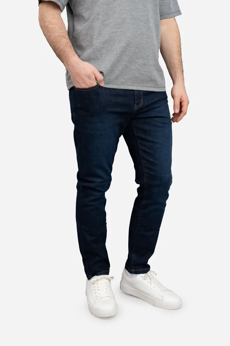 Dark-Wash Core Extra-Stretch Jeans 1