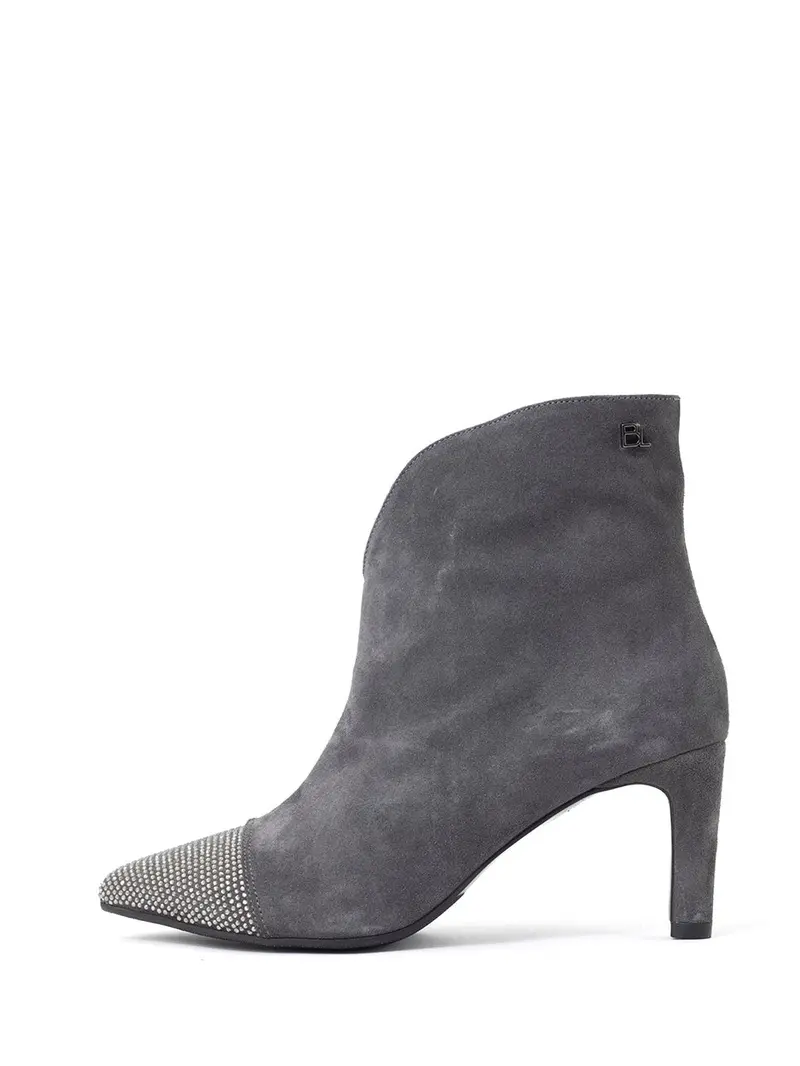 Dhalia Grey Ankle Boots 1