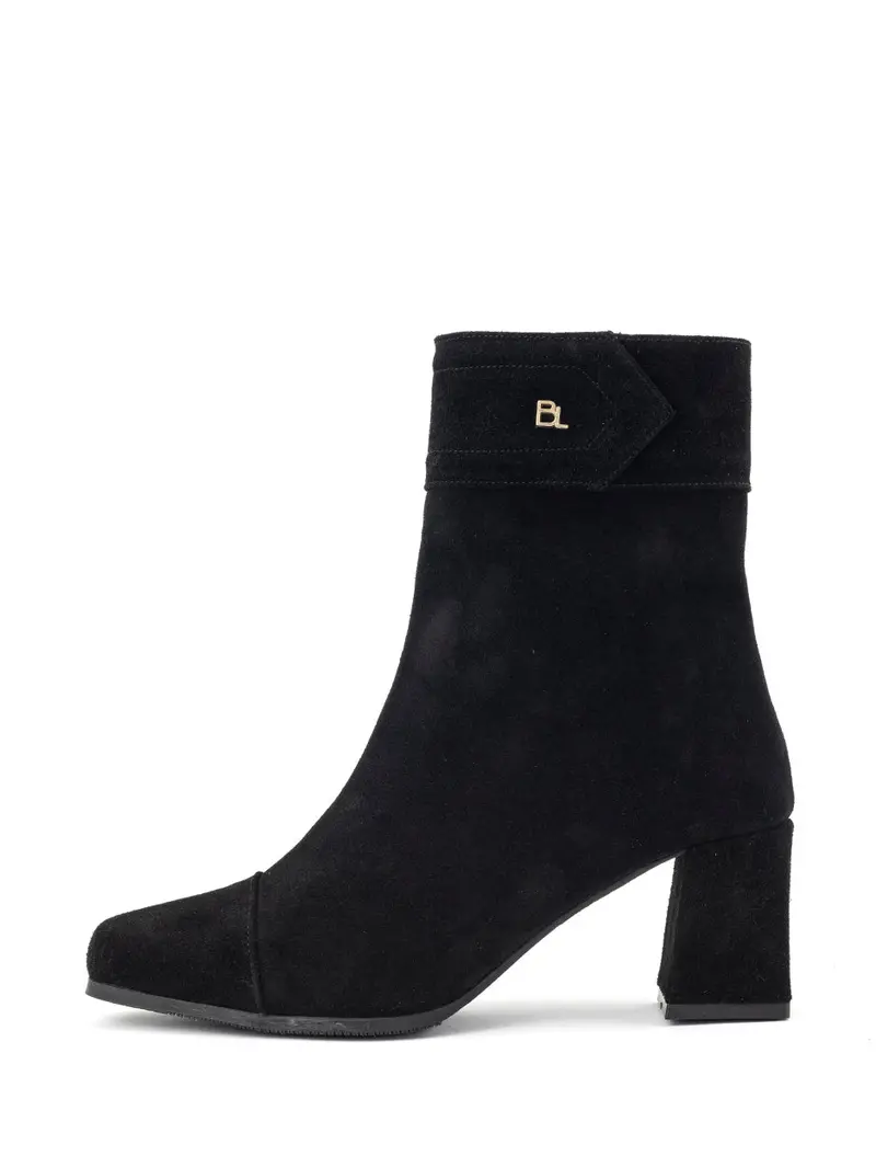 Dilara Sleek Black Ankle Boots 1