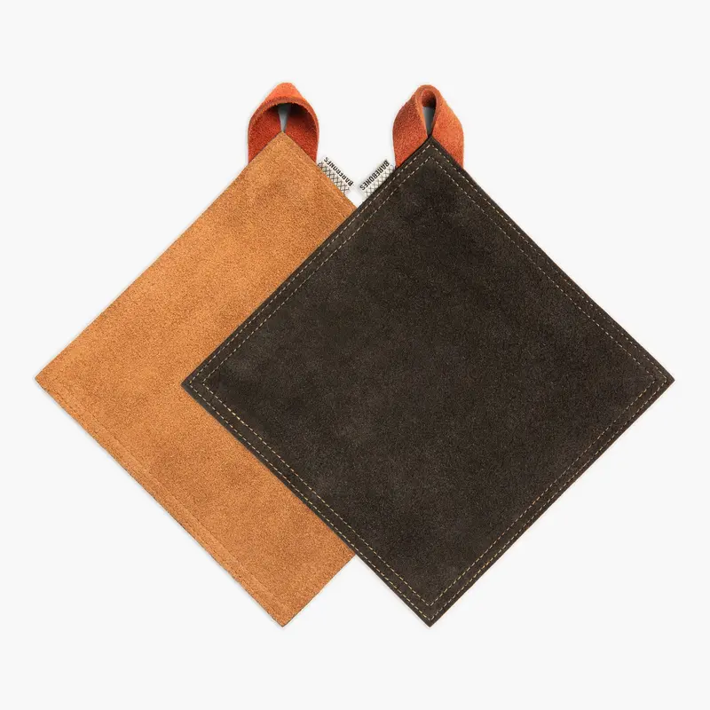 Dual-Sided Suede Hot Pads – Heat-Resistant Set 1