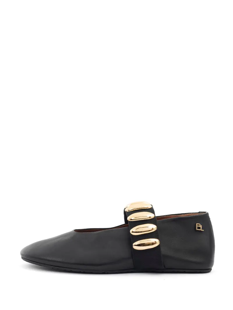 Eden Minimalist Black Ballerinas 1