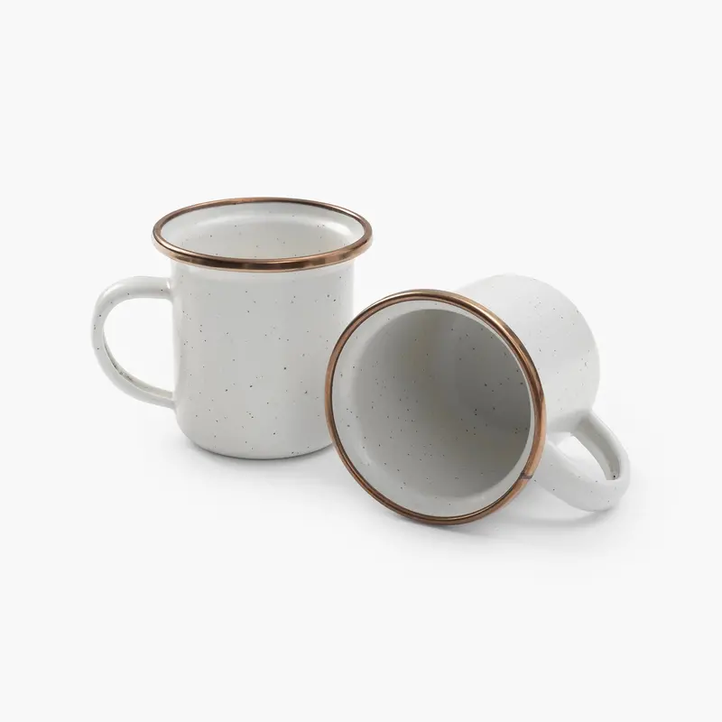 Enamel Espresso Cup Set – 2-Piece 1