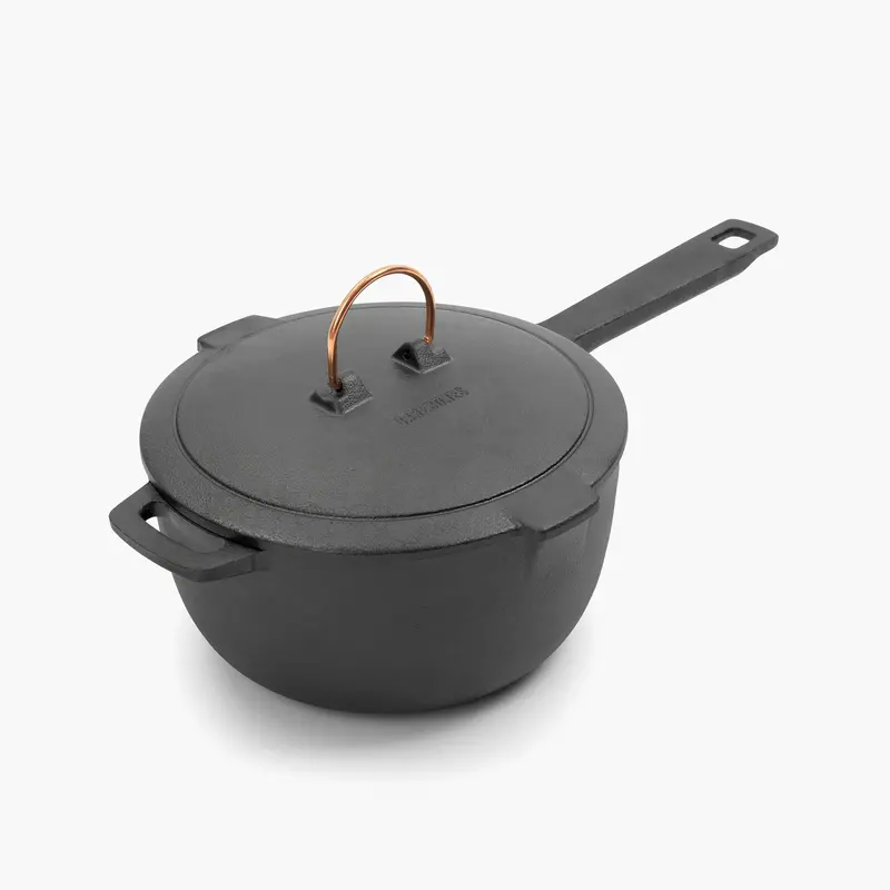 Enameled Cast Iron Saucepan 1