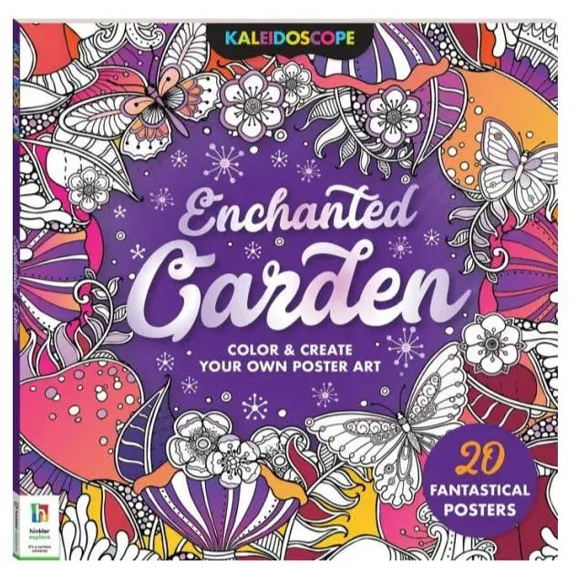 Enchanted Garden Kaleidoscope Coloring Book – Intricate Floral Patterns 1