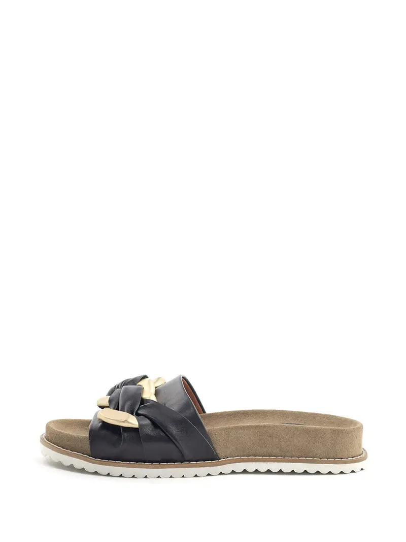 Fay Black Slippers For Women 1