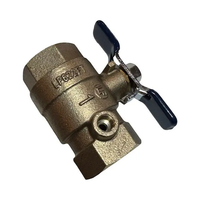 Febco 781054Ll Tapped Lead-Free 1-Inch Ball Valve 1