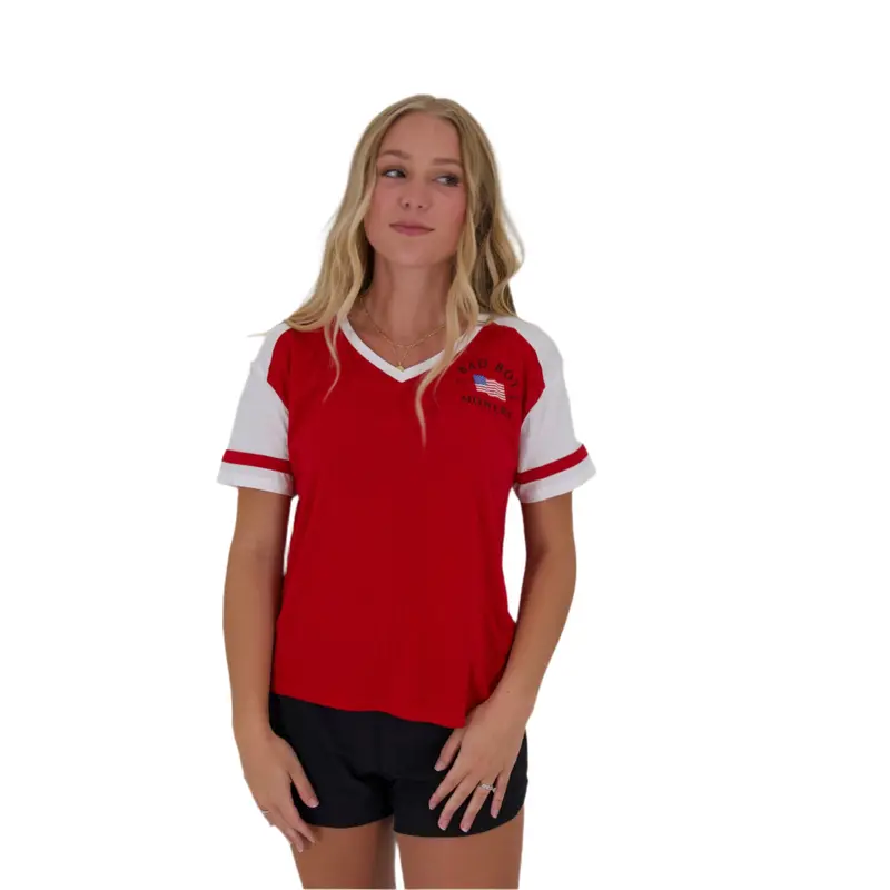 Flag-Themed Sporty T-Shirt 1