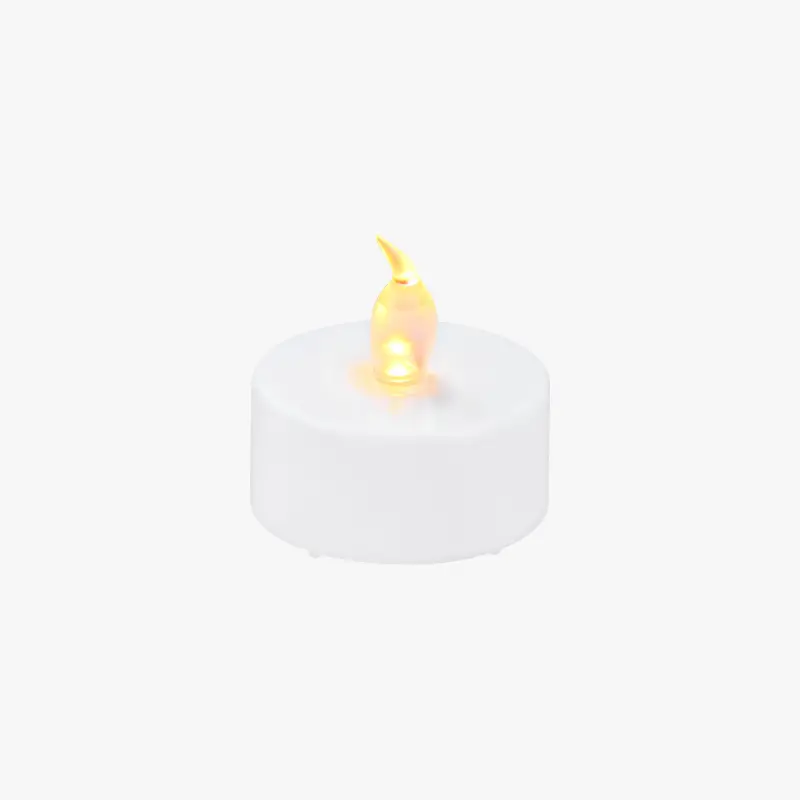 Flame-Effect Led Tea Light Candles (37.2 × 36.6 Mm, 12-Pack) 1