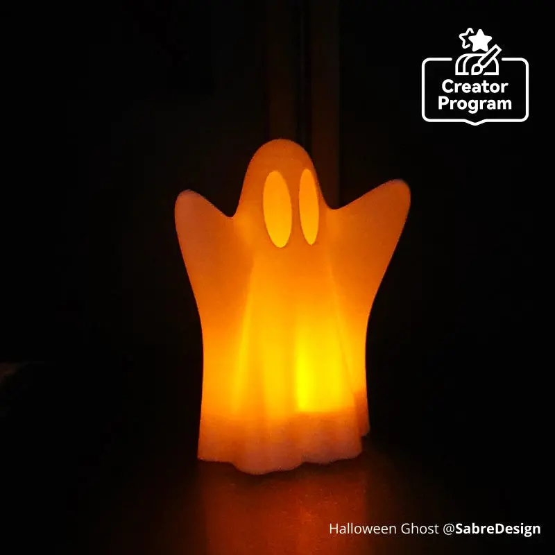 Halloween Ghost Night Light – Soft-Glow Spooky Figure Lamp 1