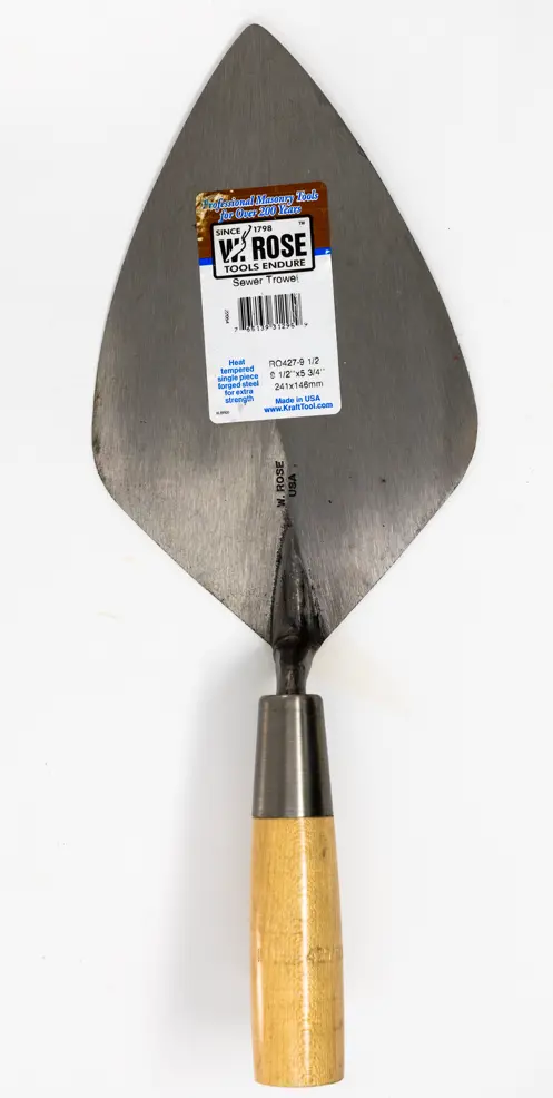 Hbst – Refractory Rose Sewer Trowel For Bricklaying 1