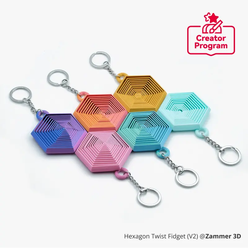 Hexagonal Twist Fidget Toy – Second Generation 1