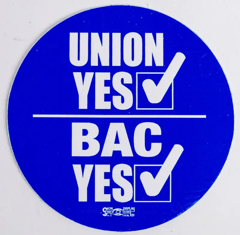 Hh1 "Union Yes" Hard Hat Decal 1