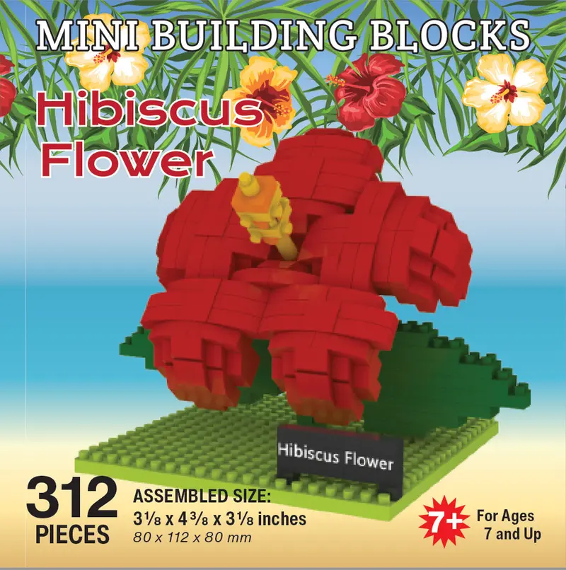 Ig Mini Building Set: Hibiscus Flower Model 1