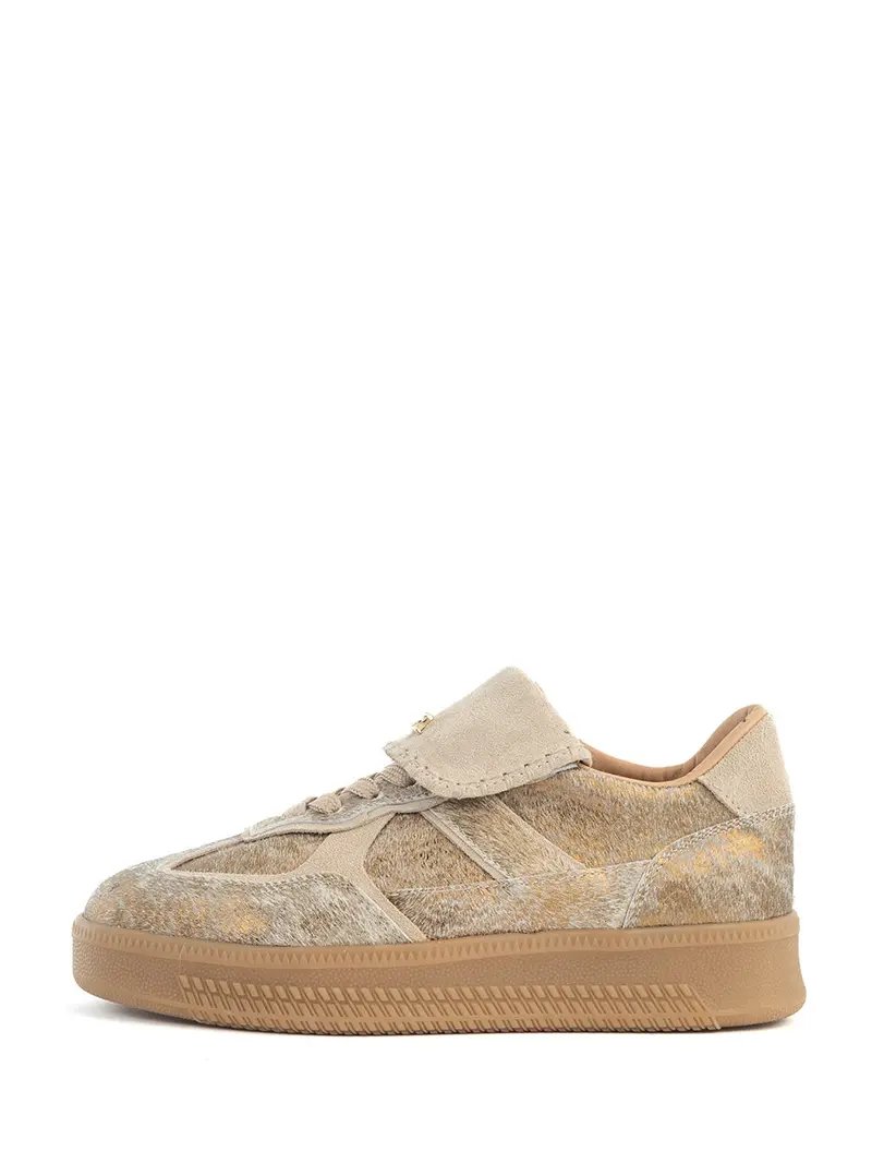 Ira Gold-And-Beige Sneaker 1