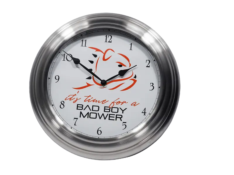 'It'S Time For A Bad Boy Mower' Vintage-Style Wall Clock 1
